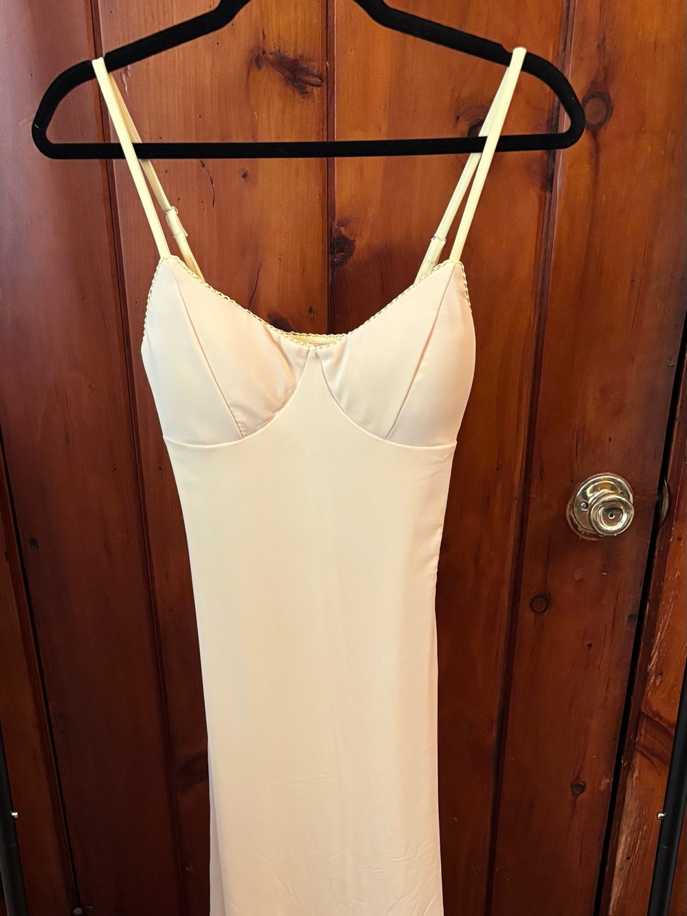 Women’s Slip Dress in Butter Yellow - Classic Camisole Style